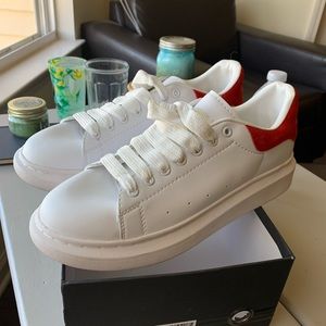Alexander McQueens, White and Red, 10.5